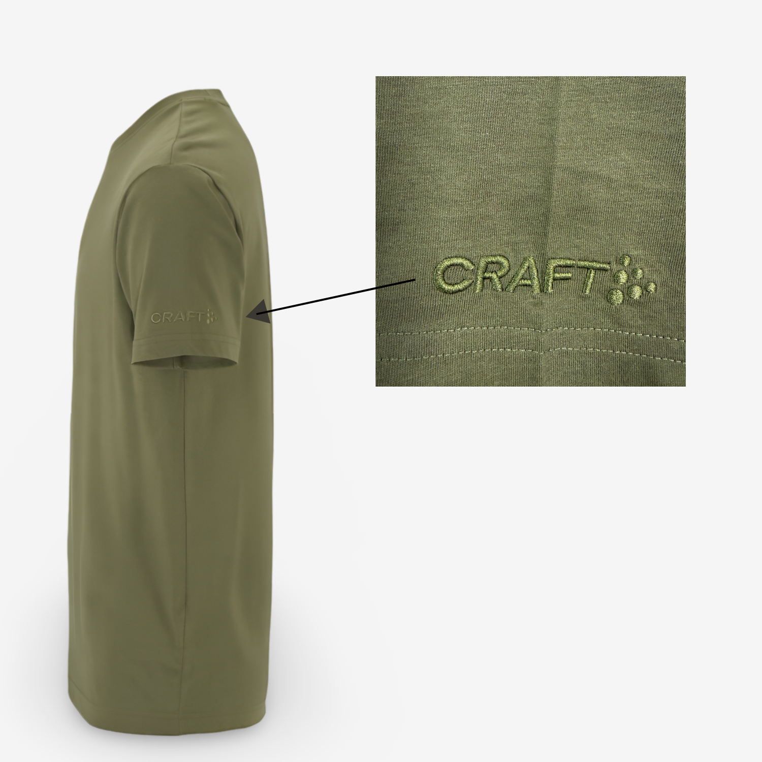 Craft T-Shirt met logo 104 en dolk zijkant