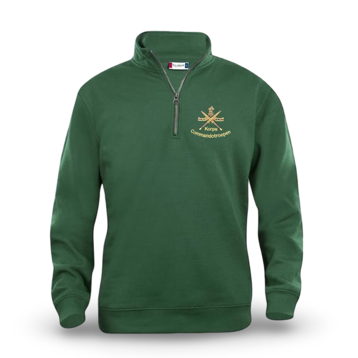 Nieuw: KCT Half Zipped sweater - Flesgroen