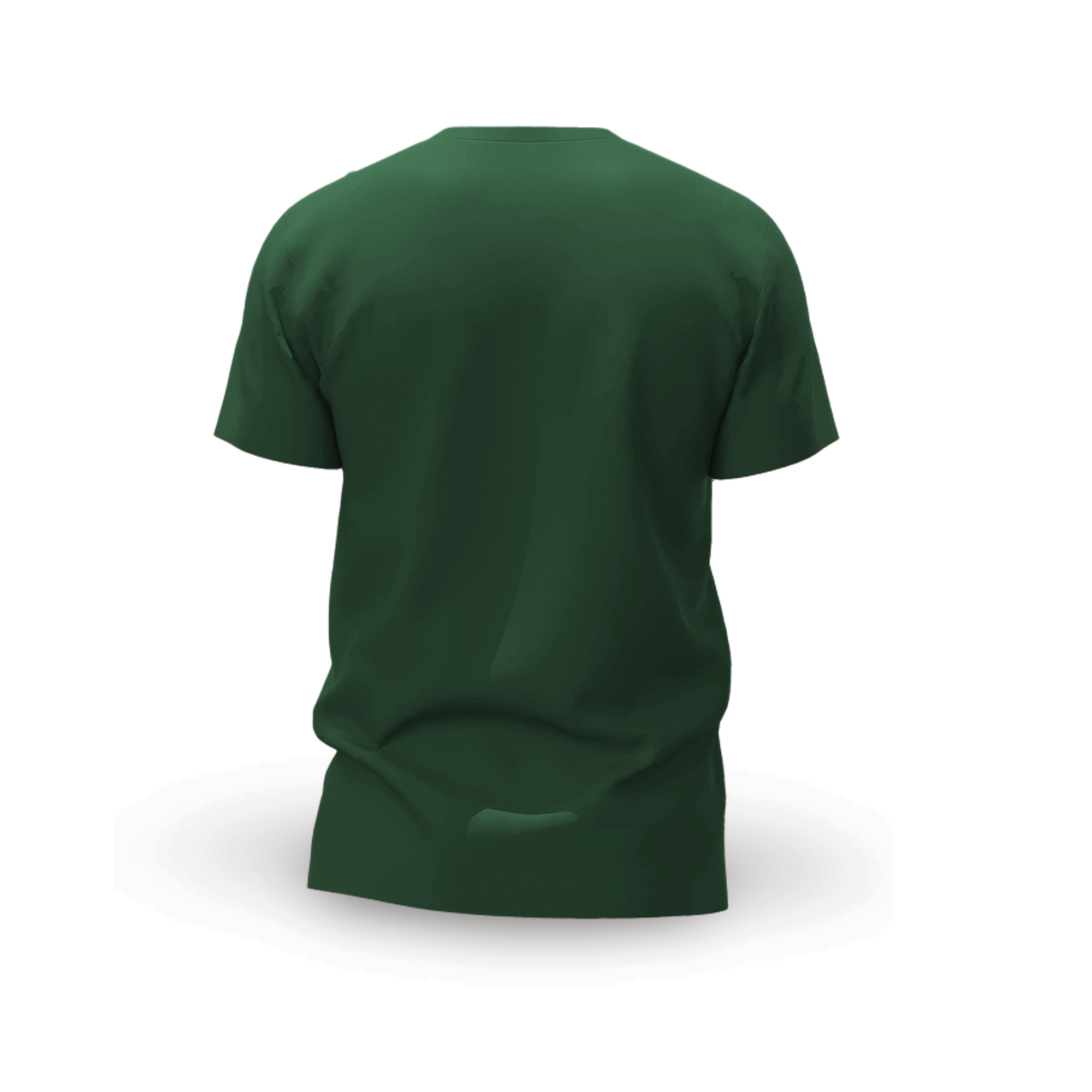 T-Shirt 104 WRNVERKCIE – groen met goudkleurig logo back