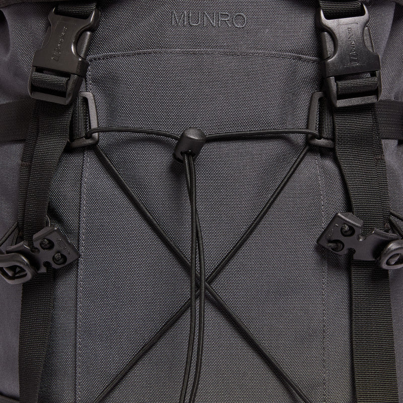 Berghaus Munro II Dark Grey voorzijde ingezoomd