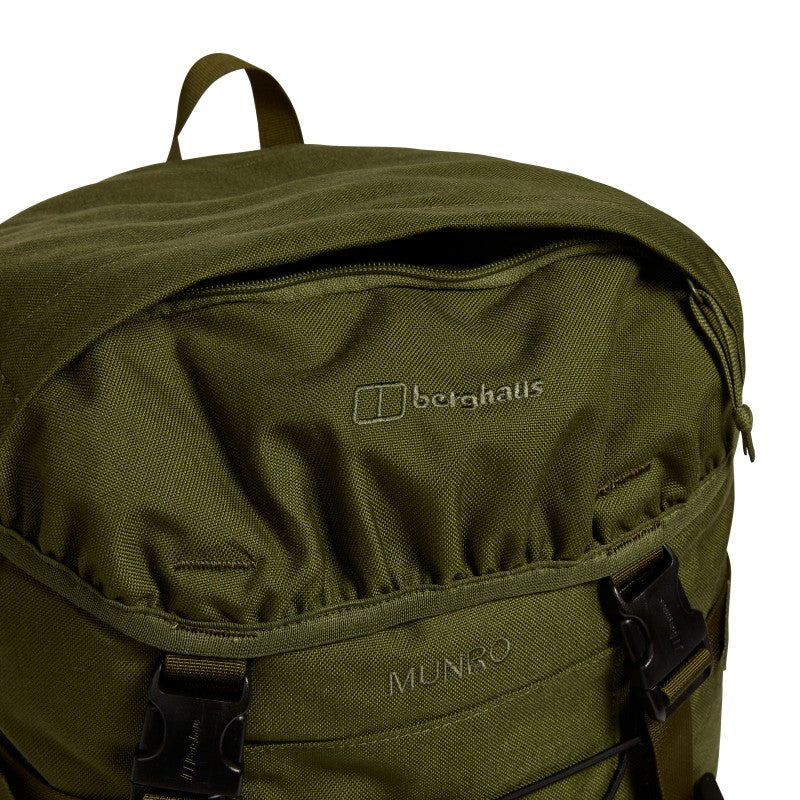 Berghaus Munro II Cedar ingezoomd bovenkant