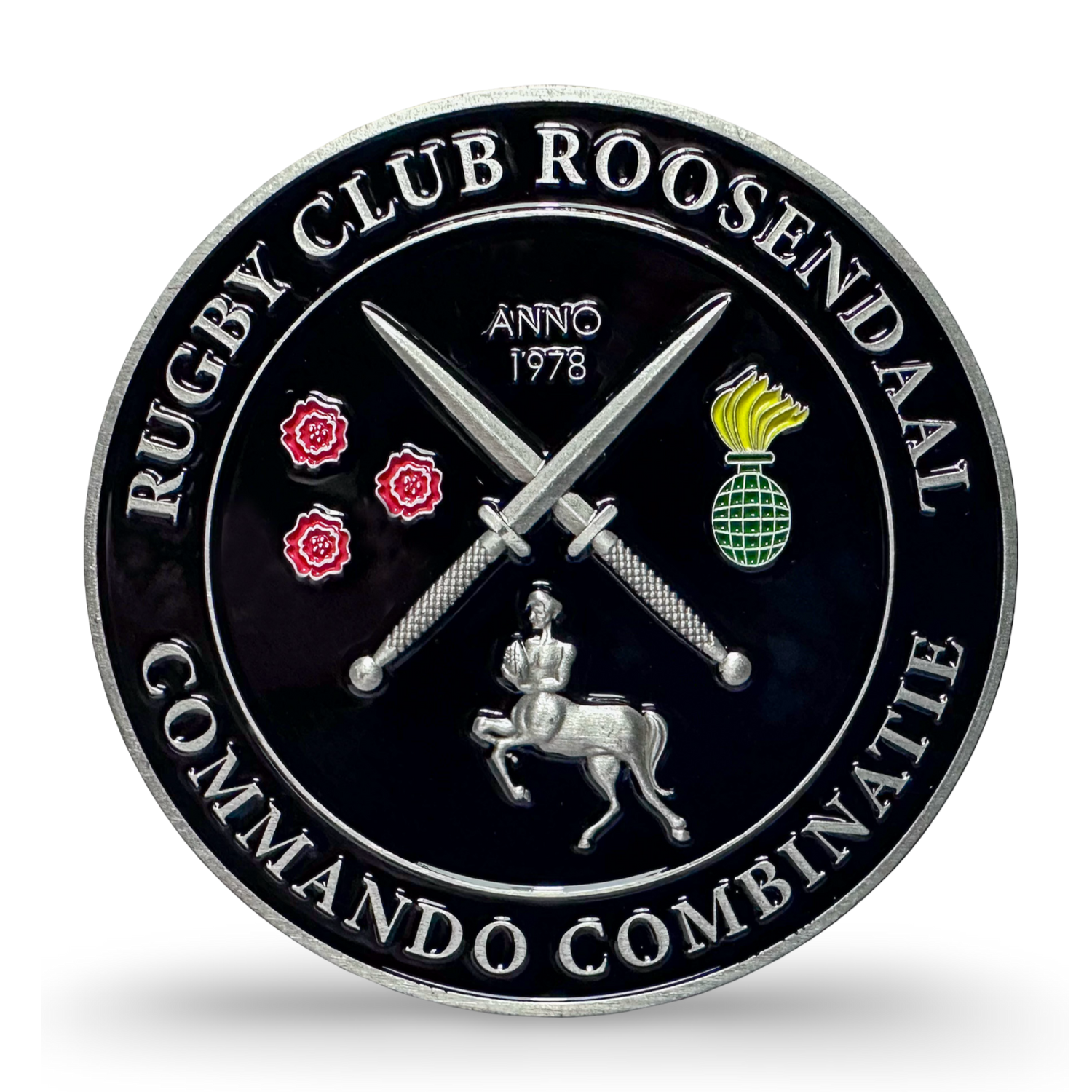 Coin van de RCRCC rugby club back
