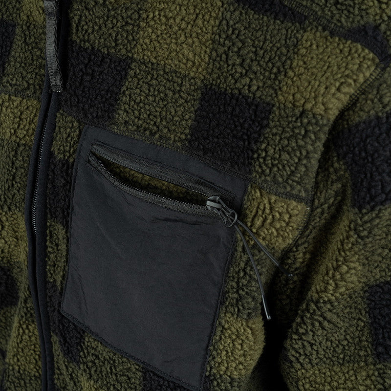 Reversible Softshell Sherpa Jas zoom borstzak
