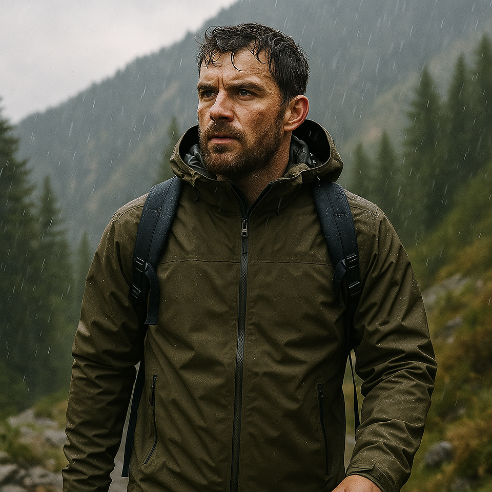 TF-2215 Waterproof Hardshell Jas – Ranger Green model
