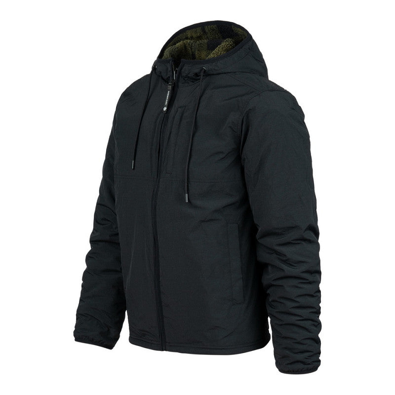 Reversible Softshell Sherpa Jas zijkant