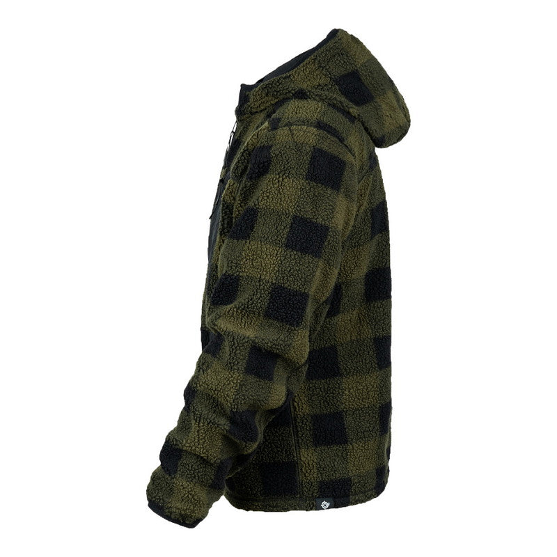 Reversible Softshell Sherpa Jas zijkant