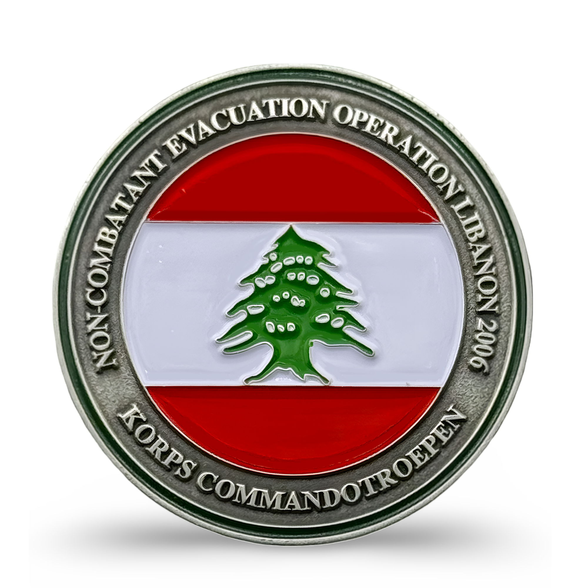 NEO Coin – Evacuatiemissie Libanon (2006) front