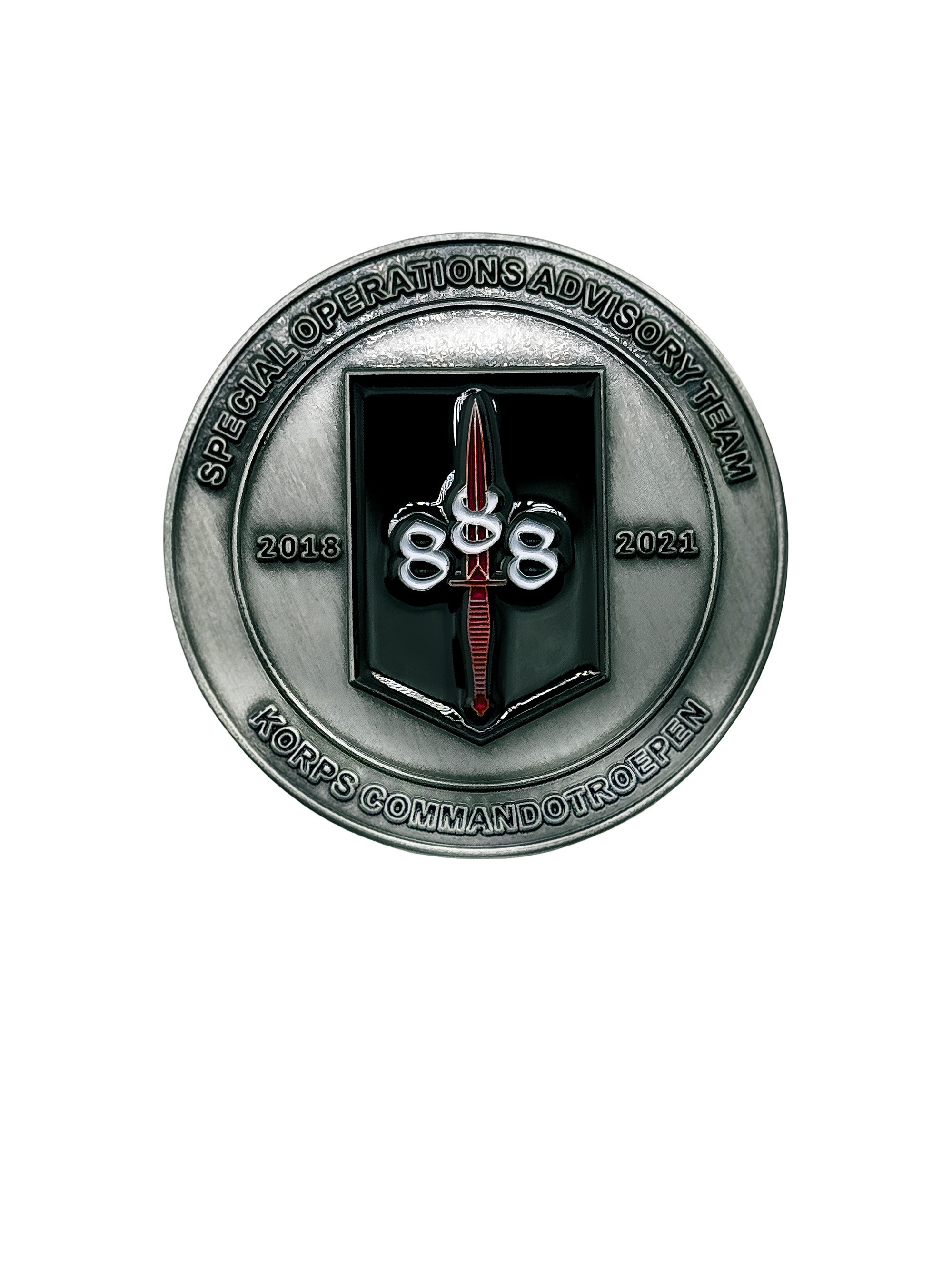 KCT coin, SOAT coin, ATF 888 coin achterzijde