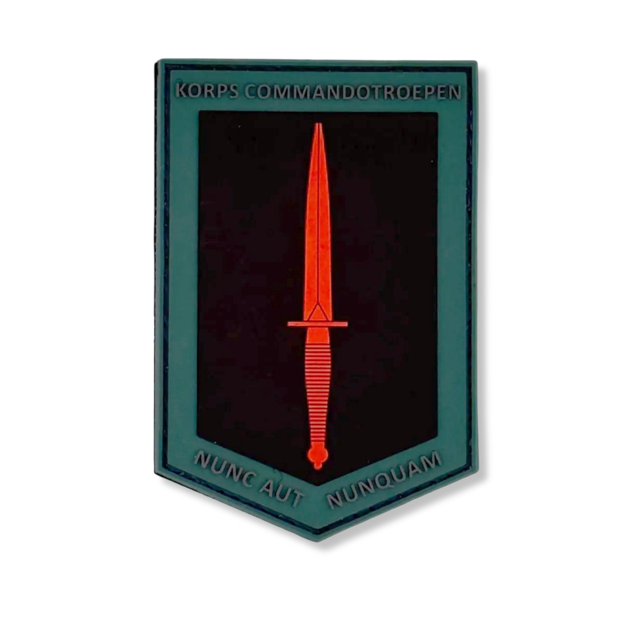 Korps Commandotroepen PVC Patch – Nunc aut Nunquam