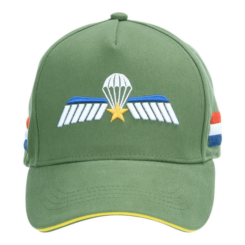 Cap Para Wing Brevet A – Groen met 3D borduring front