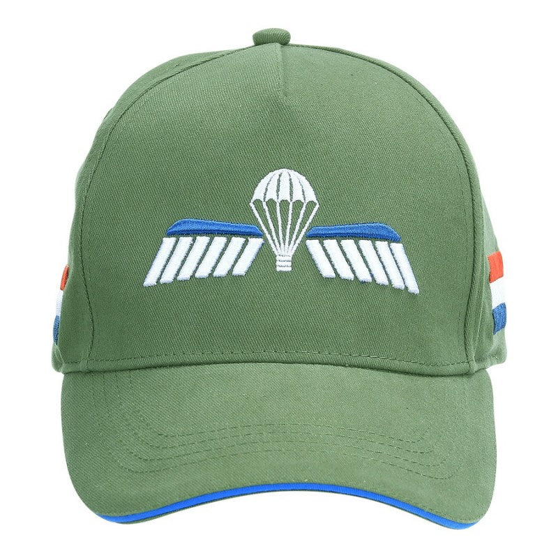 Cap Para Wing Brevet B – Groen met 3D borduring front