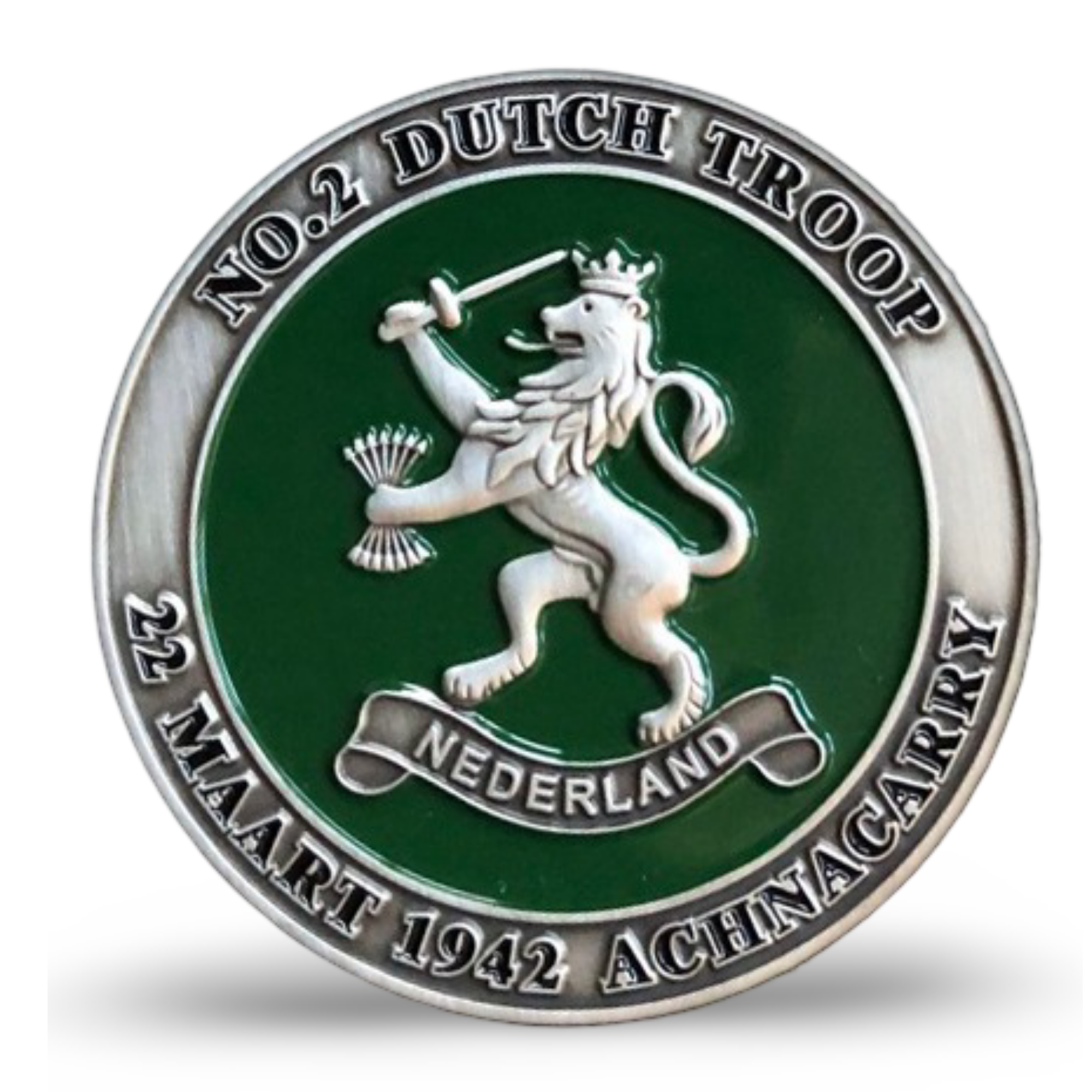 Coin No2 Dutch Troop front