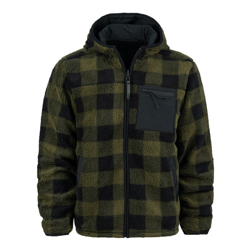 Reversible Softshell Sherpa Jas voorzijde