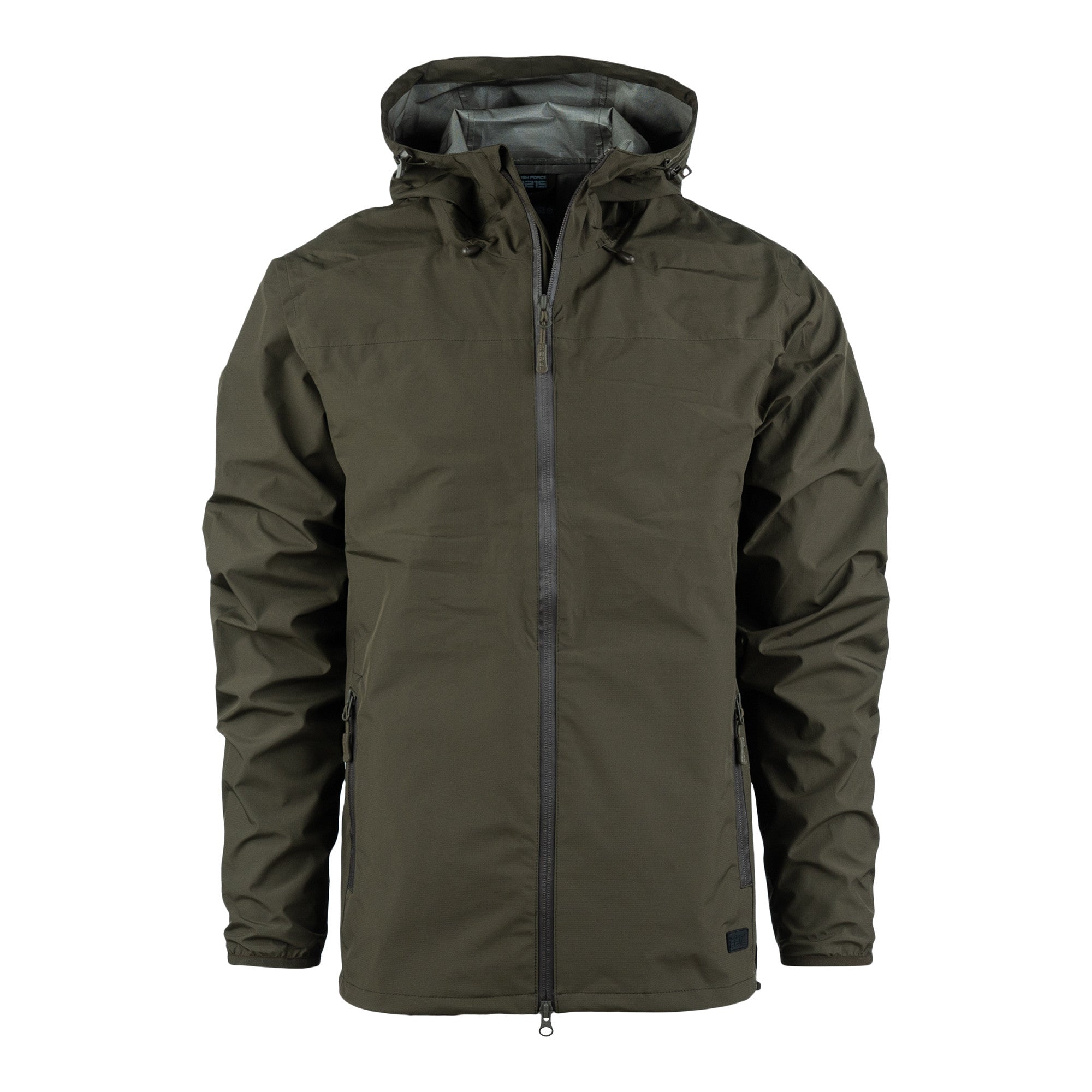 TF-2215 Waterproof Hardshell Jas – Ranger Green voorzijde