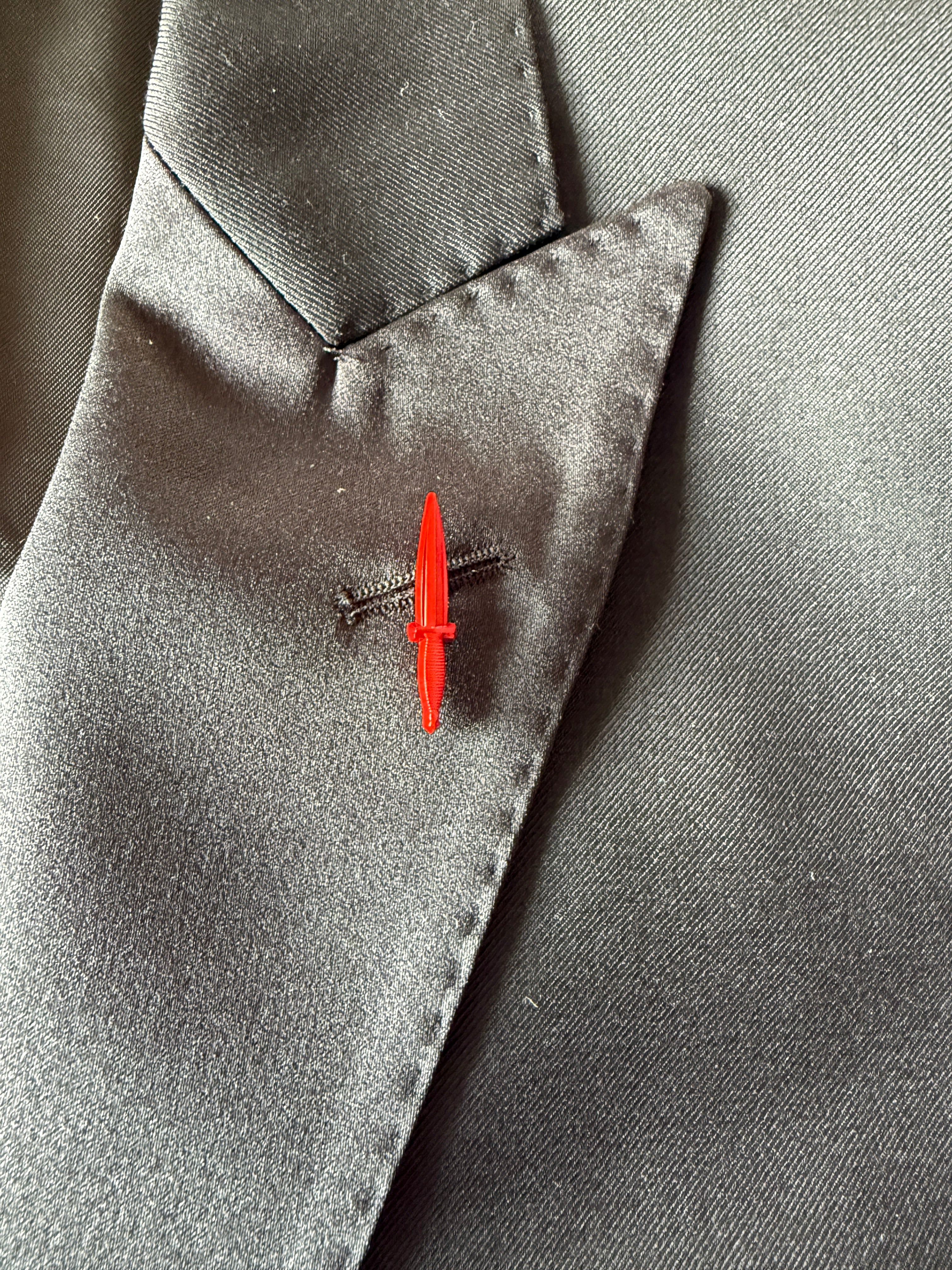 KCT commando dolk speld rood