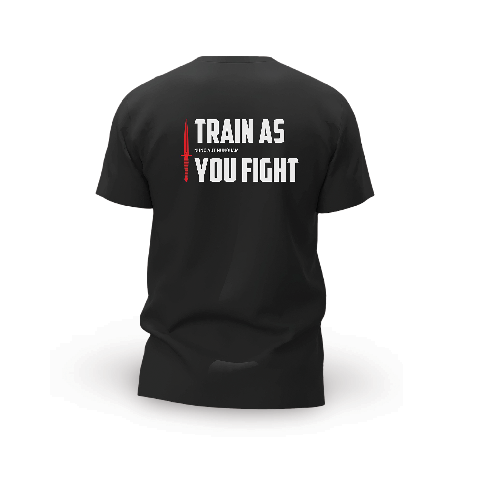 KCT T-shirt Train as you Fight zwart