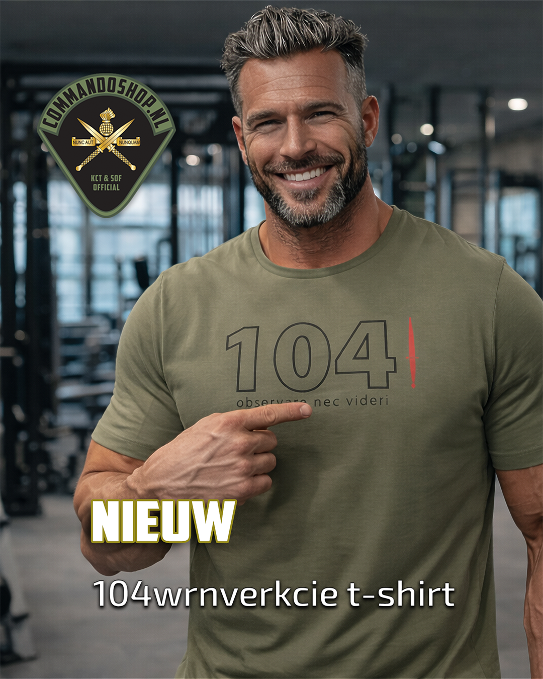 Operator met Craft t-shirt