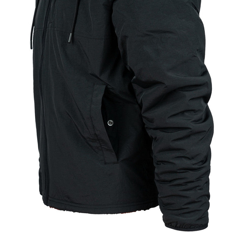 Reversible Sherpa Softshell Jas Rood/Zwart jaszak