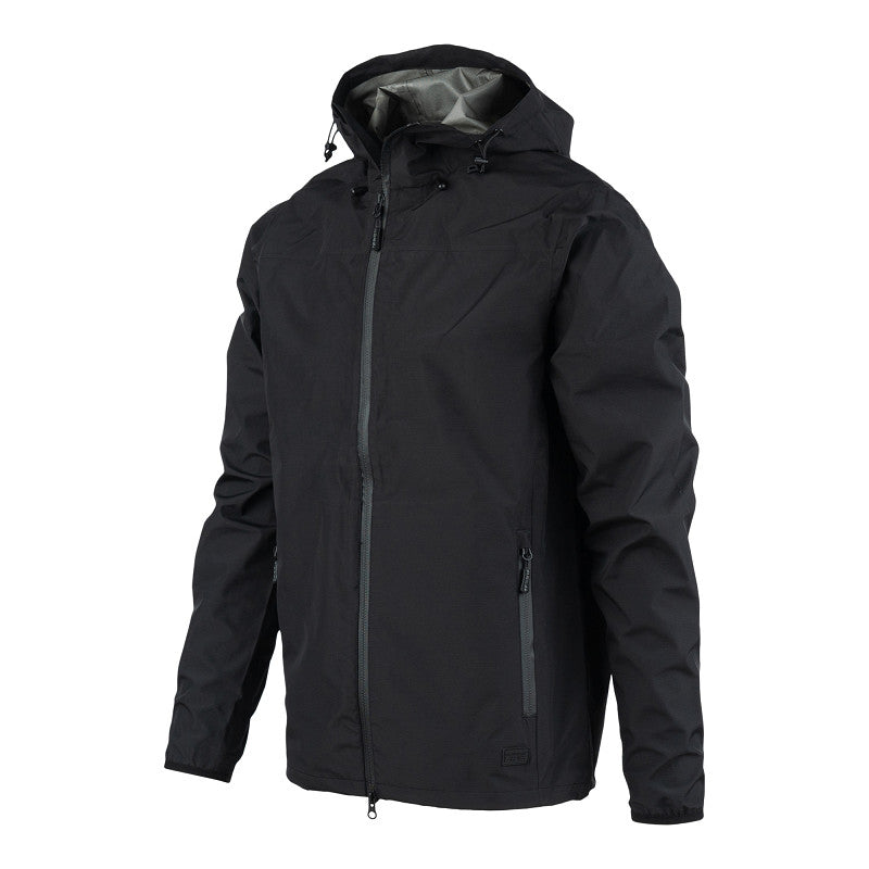 TF-2215 Waterproof Hardshell Jas – Zwart zijkant